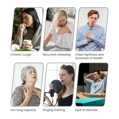 Breathing Trainer for Lungs – Adjustable Volume 300-3000cc, 3 Balls