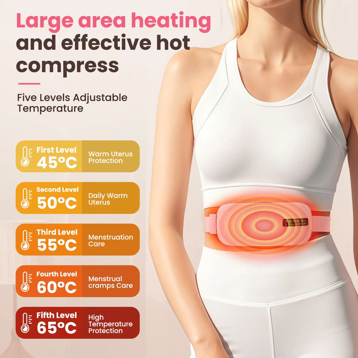 Menstrual Pain Relief Heating Belt – Hot Compress for Women