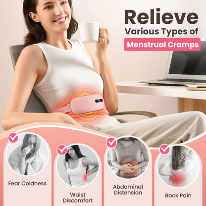 Menstrual Pain Relief Heating Belt – Hot Compress for Women