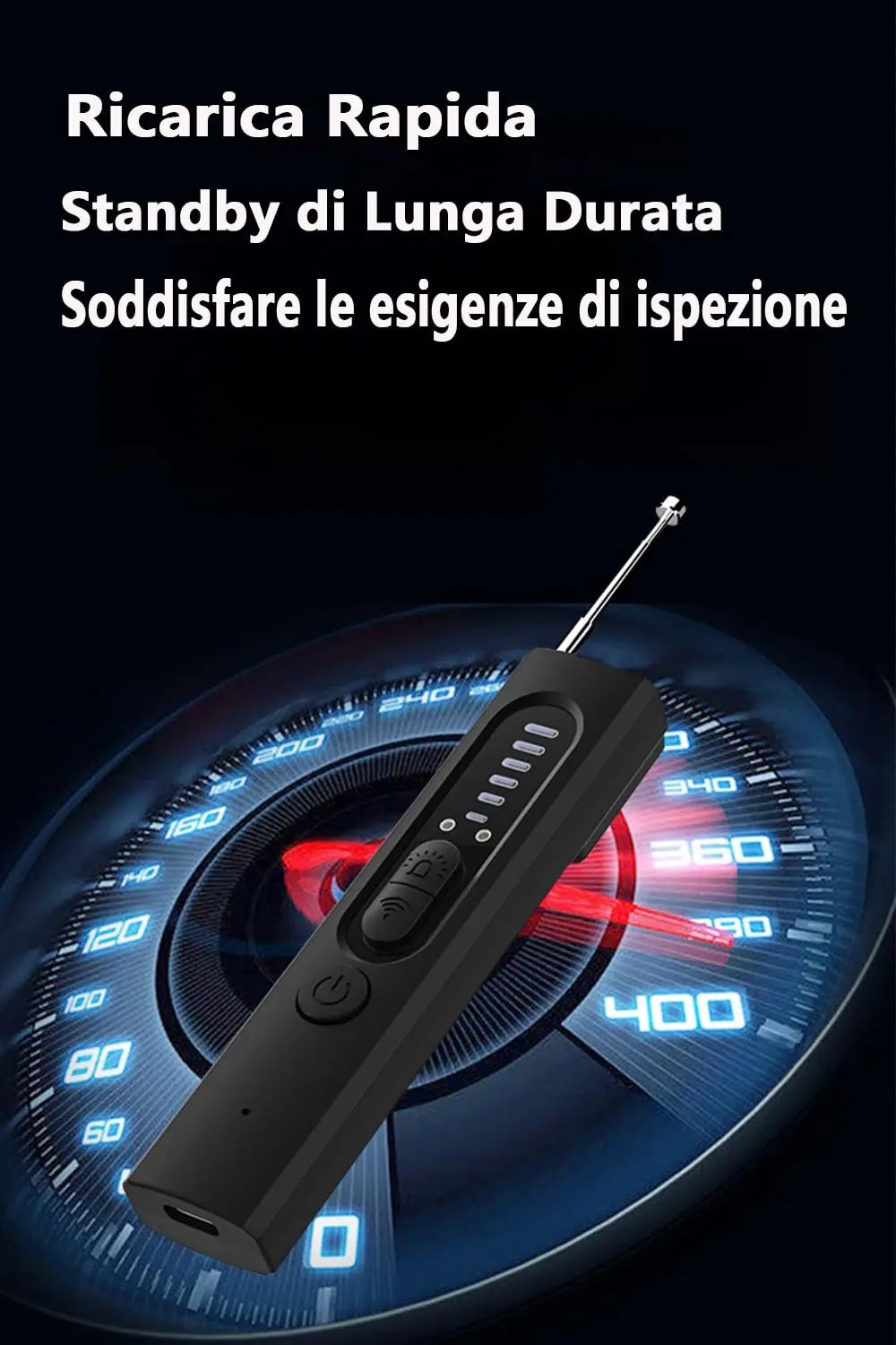 Microspy & Hidden Camera Detector – Wireless Spy & Frequency Jammer for Office & Hotel